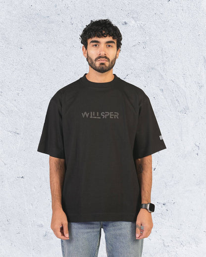 Classical - Subtle Logo Over-size T-shirt - WiLLSPER