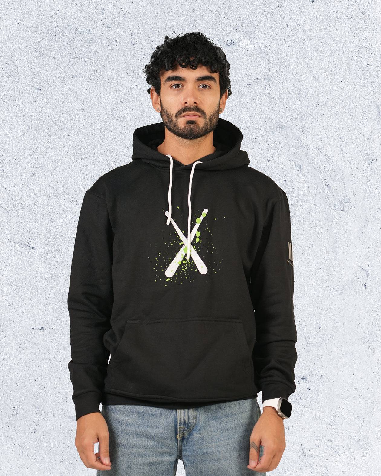 Pop - Drums Splash Hoodie - WiLLSPER