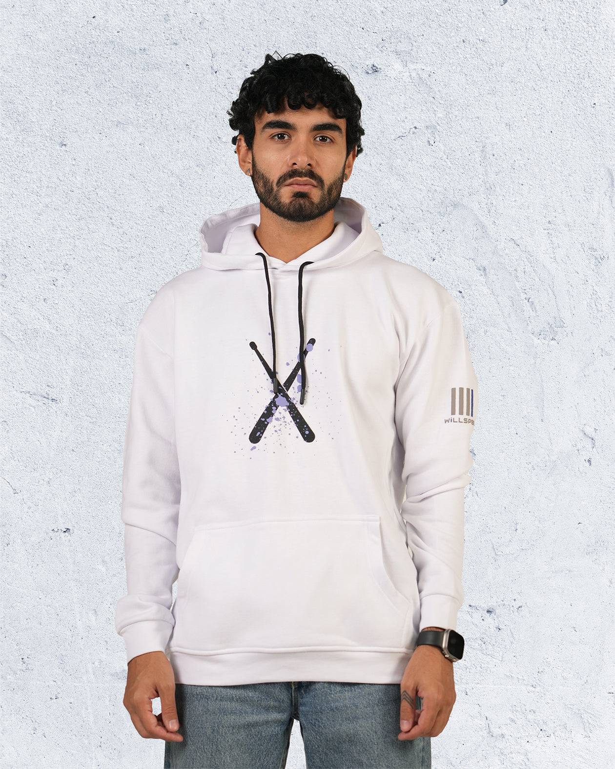 Pop - Drums Splash Hoodie - WiLLSPER